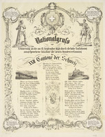 Saluto nazionale per commemorare l'adozione della nuova Costituzione federale della Svizzera da parte della Tagsatzung