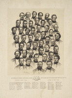 Portrait collectif des membres du Conseil national, 1849-1850