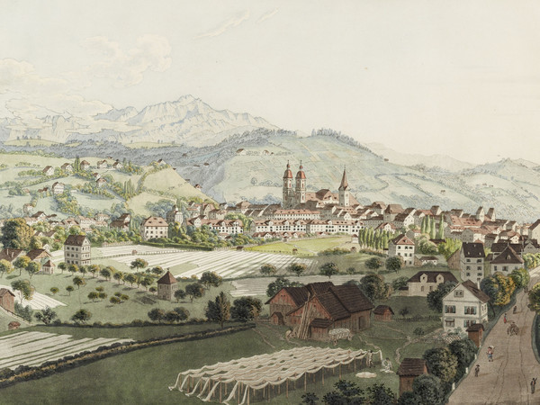 St. Gallen, Gesamtansicht von Nordosten