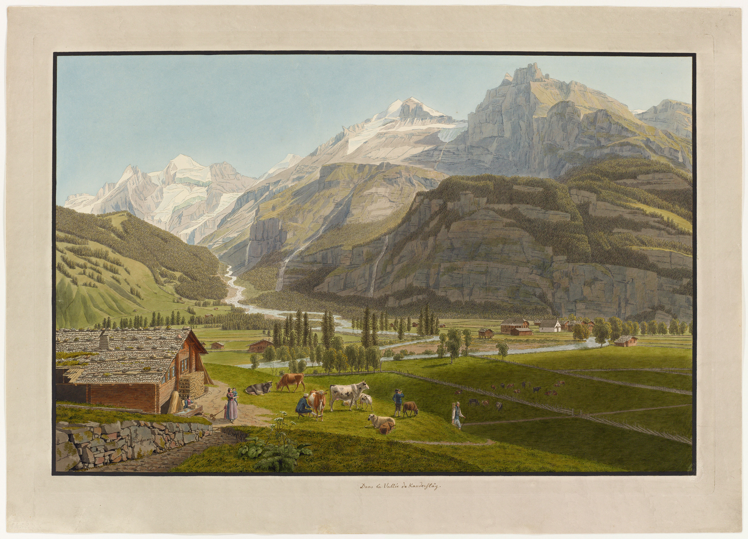 Kandersteg, Teilansicht von Norden