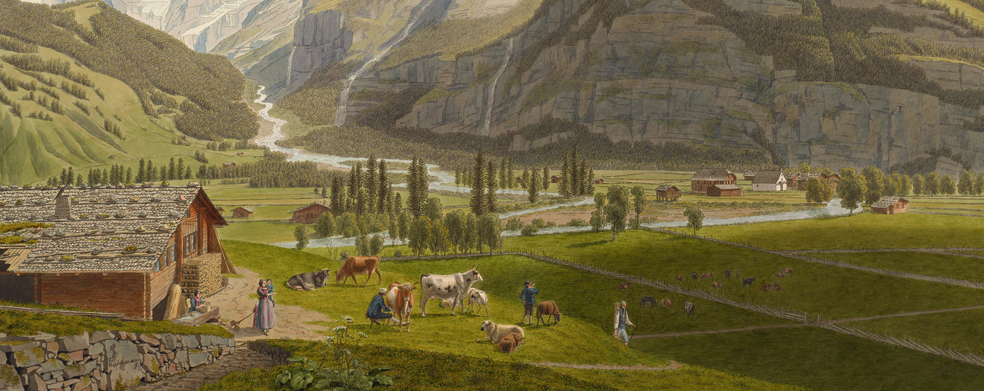 Kandersteg, Teilansicht von Norden