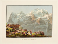 Eiger, Mönch und Jungfrau von der Wengernalp aus gesehen
