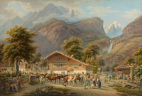 Meiringen, Teilansicht von Nordosten