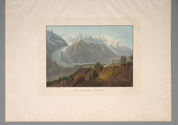 Chamonix, Umgebung. Arve; Glacier des Bossons; Mer de Glace; Mont Blanc; Vallée de Chamonix