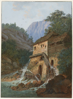 Mühle an der Baye in Montreux